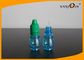 15ML فارغ الأزرق E-سيج زجاجات السائل مع قبعات المسمار الملونة، والبلاستيك E زجاجات السائل