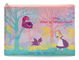القرطاسية الجميلة الملونة الفينيل البلاستيك أكياس قفل الرمز البريدي لبيع الهدايا الترويجية
