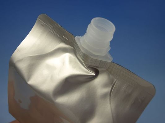مغلفة احباط الألومنيوم الوقوف الحقيبة مع صنبور 250ml الاتحاد، شرب الحقيبة