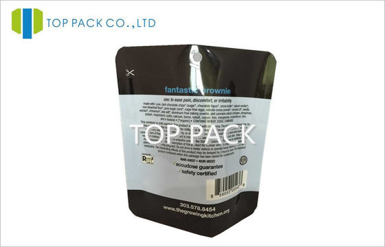 الحفر الطباعة البلاستيك الوقوف الحقائب دون سستة للأعشاب 10mg