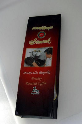 مغلفة المواد 1KG القهوة أكياس التعبئة والتغليف لطازجة البن المحمص