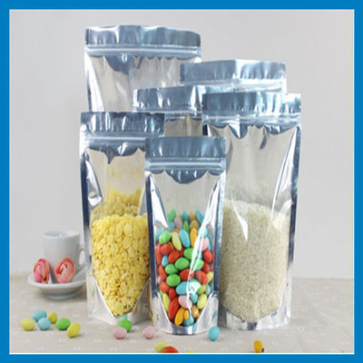 PE AL PET سطح لامع مختومة أكياس البلاستيك الأغلاق 200G 250G 500G