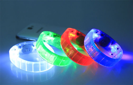 مخصصة لعبة الطفل LED وامض سوار بطاقة نفطة / يتوهج في الظلام الأساور