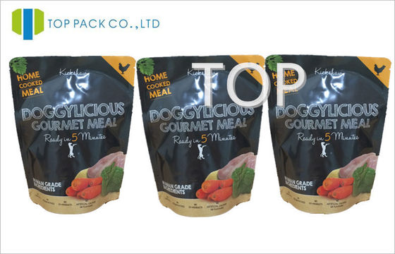 Bread / Sandwich Stand Up Pouch Packaging دون سحاب بيئيا