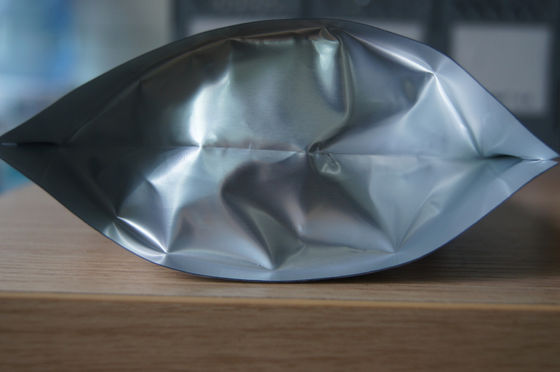 لامعة عادي فضة الوقوف UP احباط الحقيبة التعبئة والتغليف Ziplock لتغليف المواد الغذائية