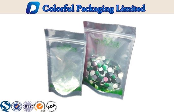 الغذاء الكلب "القماش Resealable الألومنيوم إحباط الوقوف" الحقيبة مع النافذة