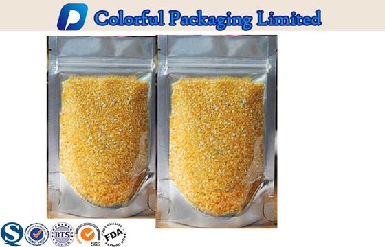 250G الأغذية زيبر رقائق الألومنيوم الوقوف الحقيبة مع مسح النافذة