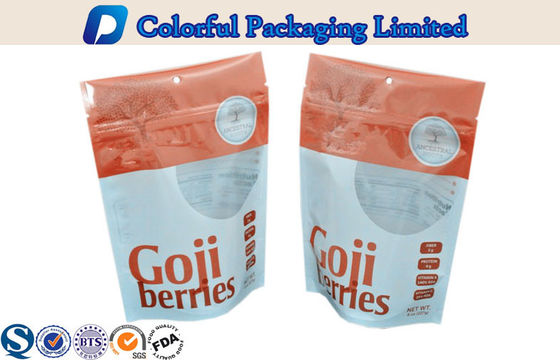 الوقوف 8OZ غوجي الأغلاق البلاستيك حتى أكياس الحقيبة سستة مع الإطار