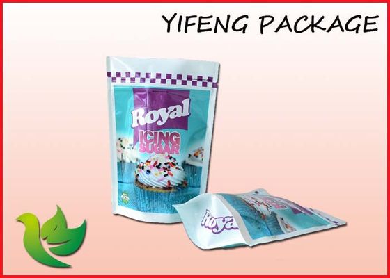 الحفر المطبوع البلاستيك الوقوف الحقائب مع سحاب 500G 250G