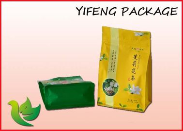 الشاي التعبئة والتغليف شقة أسفل زيبر قفل حقيبة Reclose 250G 500G 1000G