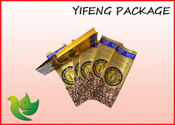 250G الجانب مجمعة القهوة حقيبة التعبئة والتغليف مع الطباعة / احباط القهوة حقيبة