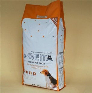500 Gram Doggie Stand Up Plastic تغليف أغذية الحقيبة مع سحاب